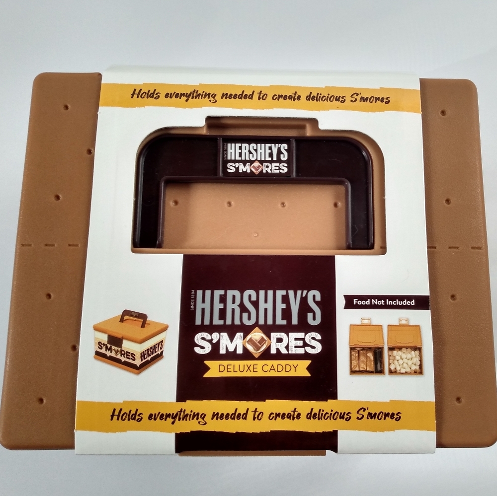 Brand New Hershey's Chocolate Deluxe S'mores Caddy Fall Campfire Fun #2 - Picture 2 of 6
